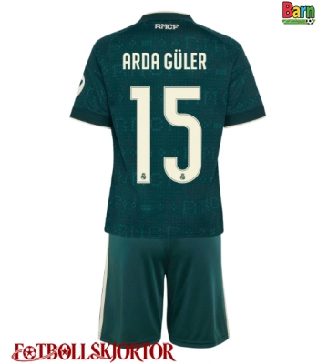 Real Madrid Arda Guler #15 Borta Kläder Barn 2026-27 Kortärmad (+ Korta byxor)